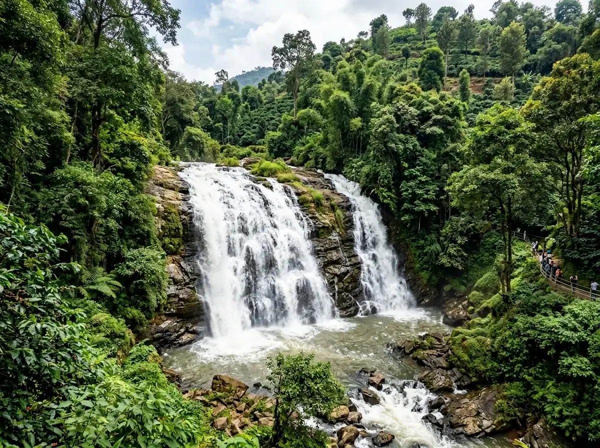 Abbey Falls near Whisper Valley in Coorg