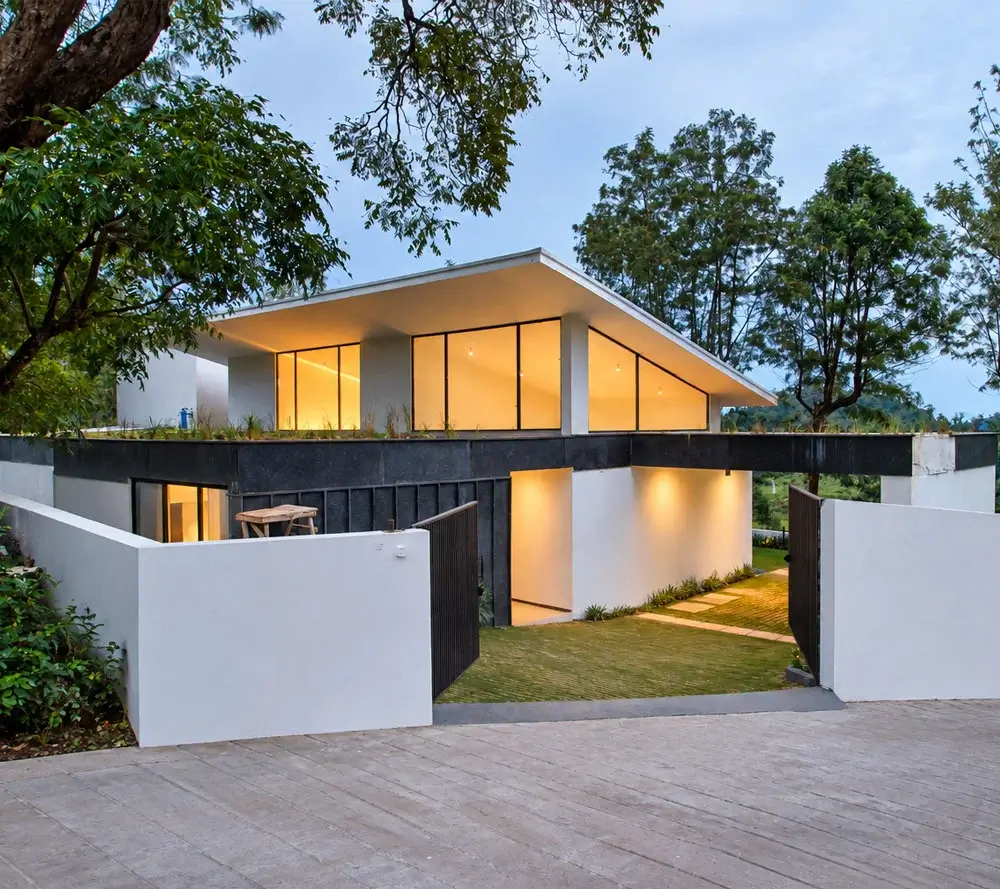 Front elevation of Villa Ottilia, a private villa stay in Kotagiri