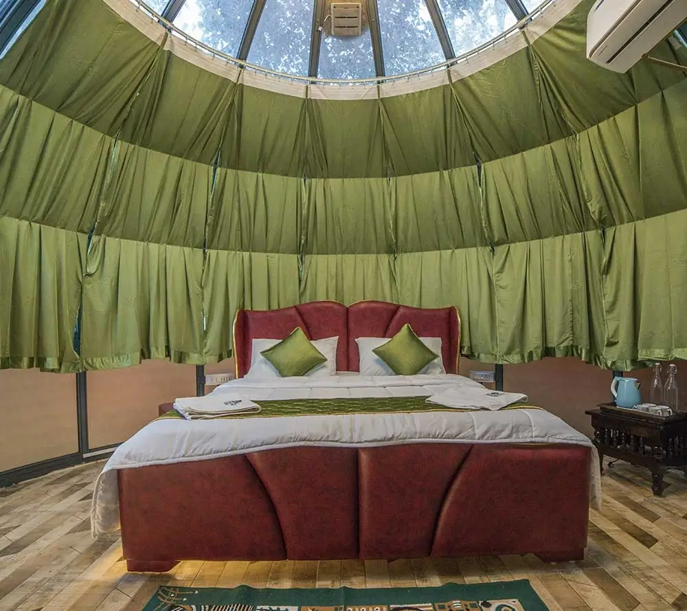 Luxury dome stay in Yercaud with scenic mountain views